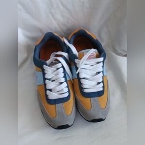Original Penguin Sneakers Men 7.5 Mustard and Blue Casual Academia Vacation Club